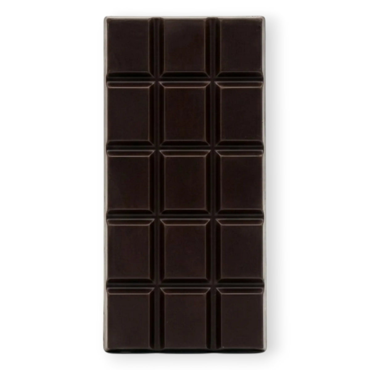 Boo Craft Chocolate Osmanthus Zartbitterschokolade 67 % – ausgepackte Tafel mit klassischem Rippenraster