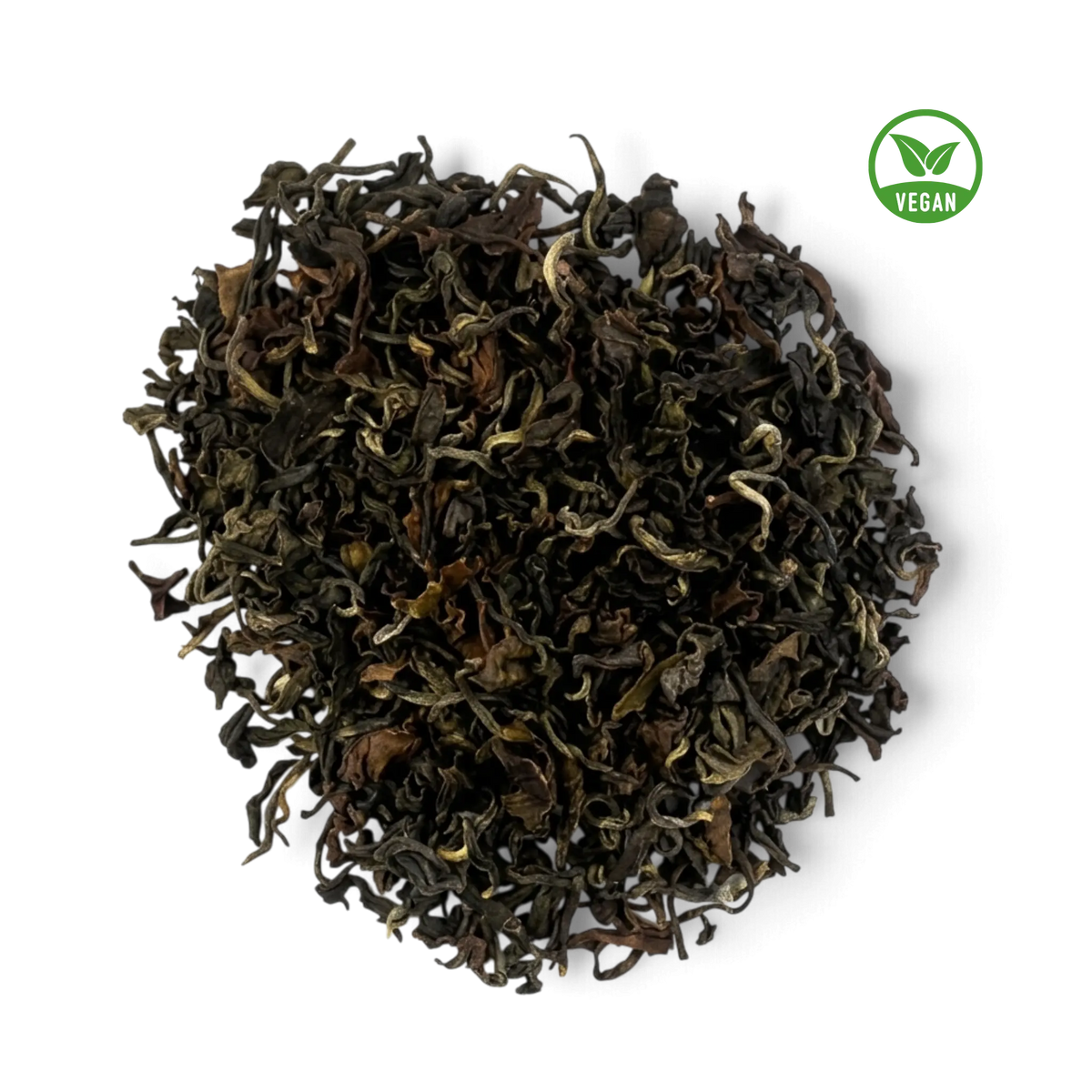 Pranit Oriental Beauty – veganer, höher oxidierter Oolong aus Doi Mae Salong, lose Teeblätter in Grün- und Brauntönen